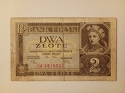 Banknot 2 zl 1936 rok II RP
