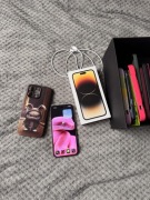 Iphone 14 Pro Max 256 GB Złoty Zestaw + 15 etui stan BDB