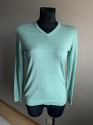 Cubs wełniany piekny sweter 100 % merino wool wełna męskie Sdamskie Mmięta