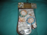 Rękawice kuchenne z magnesem 2 sztuki  czajnik patelnia garnek