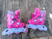 Łyżworolki xs 26- 29  dla dziewczynki