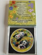 Srebrna Moneta Chińska Panda 2022, 4 Season Spring - Cert nr 108