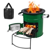 Piec rakietowy – przenośna kuchenka kempingowa