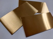 Listwa stalowe w kolorze złotym szlif 5x120cm