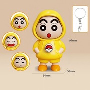 Shin Chan Brelok Figurka Żółty Anime Gadżet do Kluczy Plecaka Prezent