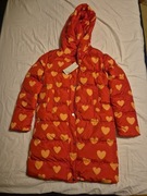 Kurtka pikowana czerwona w serca LIQUORISH