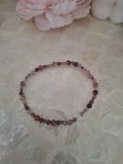 Bransoletka handmade z naturalnych kamieni hematyt turmalin 