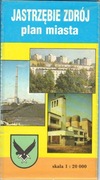 Mapa Jastrzębie Zdrój Plan Miasta - skala 1:20 000 1992r.
