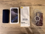 iPhone 16 pro 256gb black titanium, gwarancja 26.09.2026