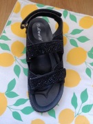 Sandały damskie z cyrkoniami 