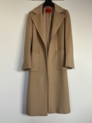 plaszcz welniany Max&Co damski, stan idealny beżowy roz. 38/M