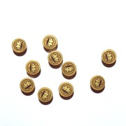 Lego element 1x1 98138pb260 moneta z koroną 10 sztuk 