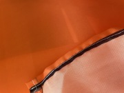 NOWE Zasłony pomarańczowe 140 x 235 cm Półprzezroczyste (nasuwane) 2 SZT