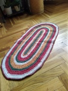 dywanik ręcznie robiony szydełko rękodzieło