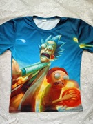 Koszulka MOTYW Rick i Morty (R&M) – Trwały Nadruk Fullprint – Rozmiar XL