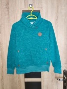 257 Turkusowa dziecięca bluza polarowa rozmiar 146-152