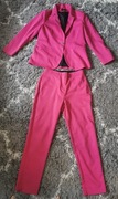 garnitur damski fuksja L