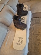 Zestaw snowboardowy buty + wiązania BURTON roz 42,5 + deska DRAKE 145