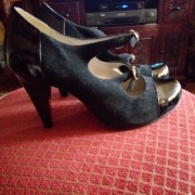 CLARKS Eleganckie, czarne czółenka 39