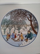 Villeroy & Boch kolekcjonerski talerz 4 pory roku zima