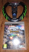 Monster Jam Path od Destruction Sony PlayStation 3 ps3 + kierownica gadżet