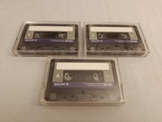 MC / Kaseta magnetofonowa SONY EF90 / 3 sztuki