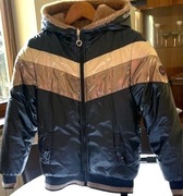 Kurtka dziewczynka 140 146 zima dwustronna WYPRZEDAŻ SZAFY