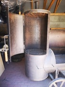 Grill lokomotywa wędzarnia