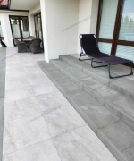 Płytki tarasowe 2cm na balkon, do ogrodu 60x60 R11 Highway white gat.1