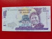 Malawi 20 Kwacha 2019r. P-63e UNC 