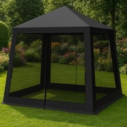 Pawilon ogrodowy 3x3m z moskitierą