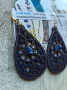 Biżuteria Energetyczna Kolczyki Lapis Lazuli Intuicja Trzecie Oko