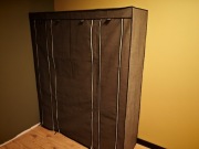 SZAFA Materiałowa XXL Garderoba Półki 150x172x44