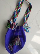 Torebka worek Boho La Flor De Cali granatowa