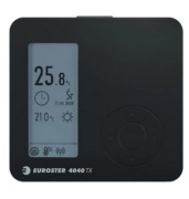 Sterownik Regulator Euroster E4040 TXRXG  Bezprzewodowy Czarny od Ręki