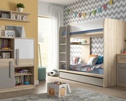 Łóżko  piętrowe z materacami 184 x 97 BRW