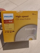 Philips płyty CD-RW high-speed 700MB 4-12x speed 80 min