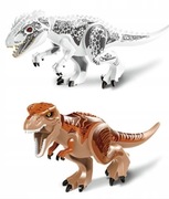 Zestaw 2 dinozaury indominus Rex+ tyranozaur 