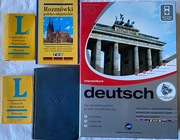 Deutsch intensivkurs;Langenscheidts niemiecko-polski1931;Rozmówki pols-niem
