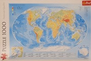 Puzzle 1000 mapa świata 
