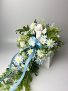 Stroik nagrobny dziecięcy z aniołkiem