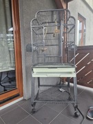 Duża klatka do papugu Montana.