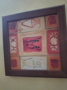 Zestaw 3 obrazów w stylu afrykańskim 