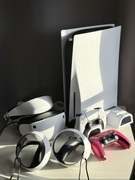 PlayStation 5 z napędem + PS VR2 + 2 pady + gry + dodatkowa gwarancja