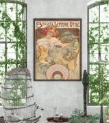 Biscuits Lefevre-Utile - Alfons Mucha poster plakat A3