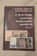 Cennik wzorów banknotów polskich wydanie IV Cz.Miłczak