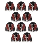 10x DARK ANGELS Legion Mk IV Shoulder Pads Warhammer Horus Heresy Nowy