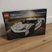 LEGO 42184 Technic - Biały hipersamochód Koenigsegg Jesko Absolut