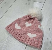 czapka cieply serce F&F