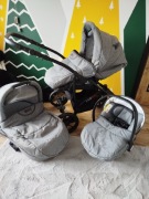 Wózek dziecięcy 4w1 BabyLux Largo ALU + ISOFIX